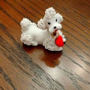 Vintage White Spaghetti Poodle